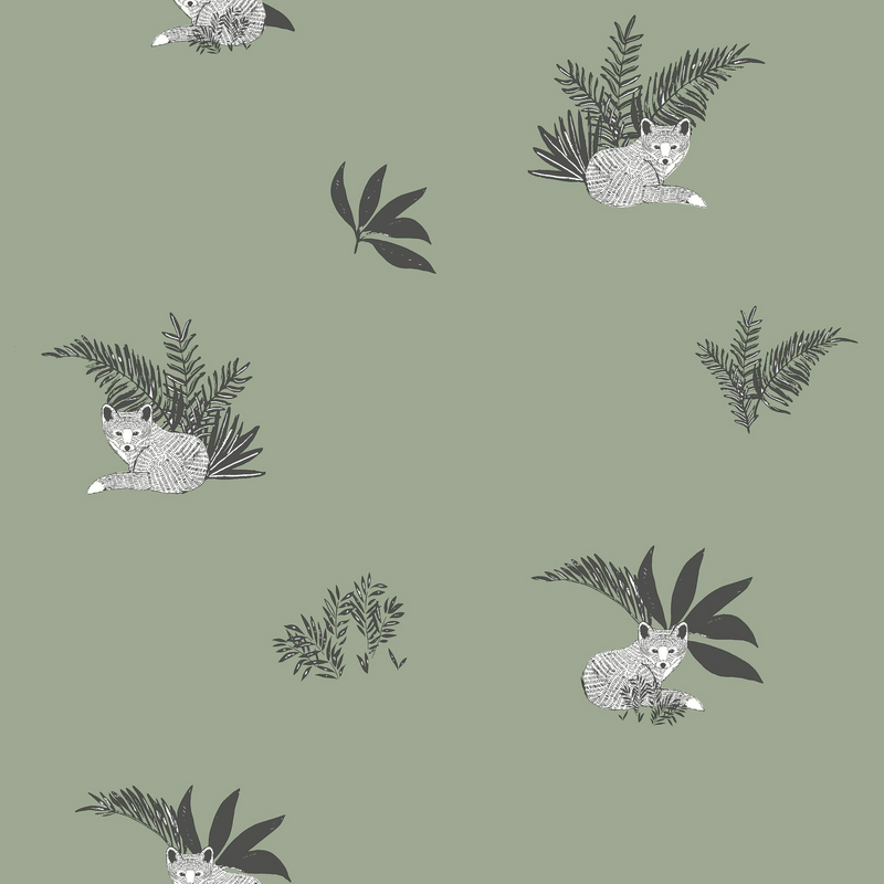 Contempler Fox Wallpaper - 3 Colours