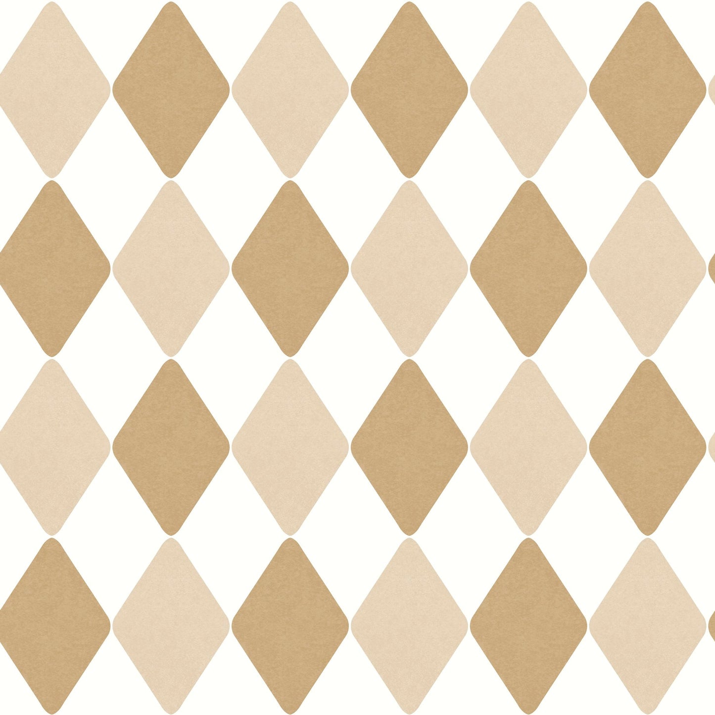 Danser Harlequin Wallpaper - Coffee & Latte