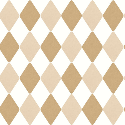 Danser Harlequin Wallpaper - Coffee & Latte