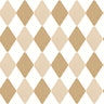 Danser Harlequin Wallpaper - Coffee & Latte