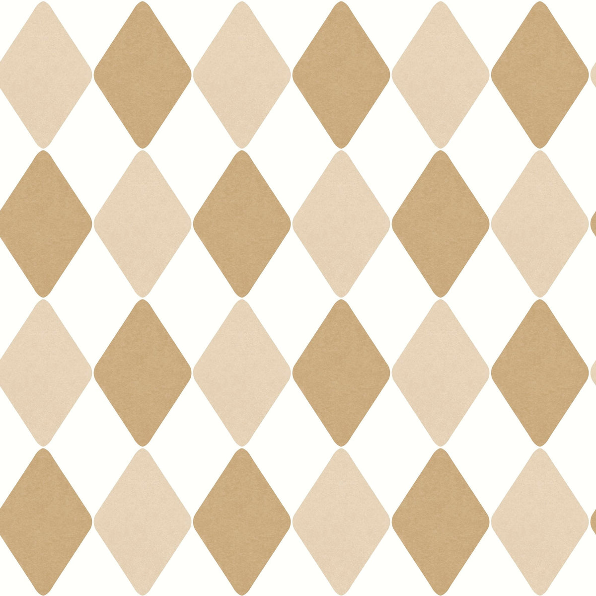 Sample - Danser Harlequin Wallpaper - Coffee & Latte