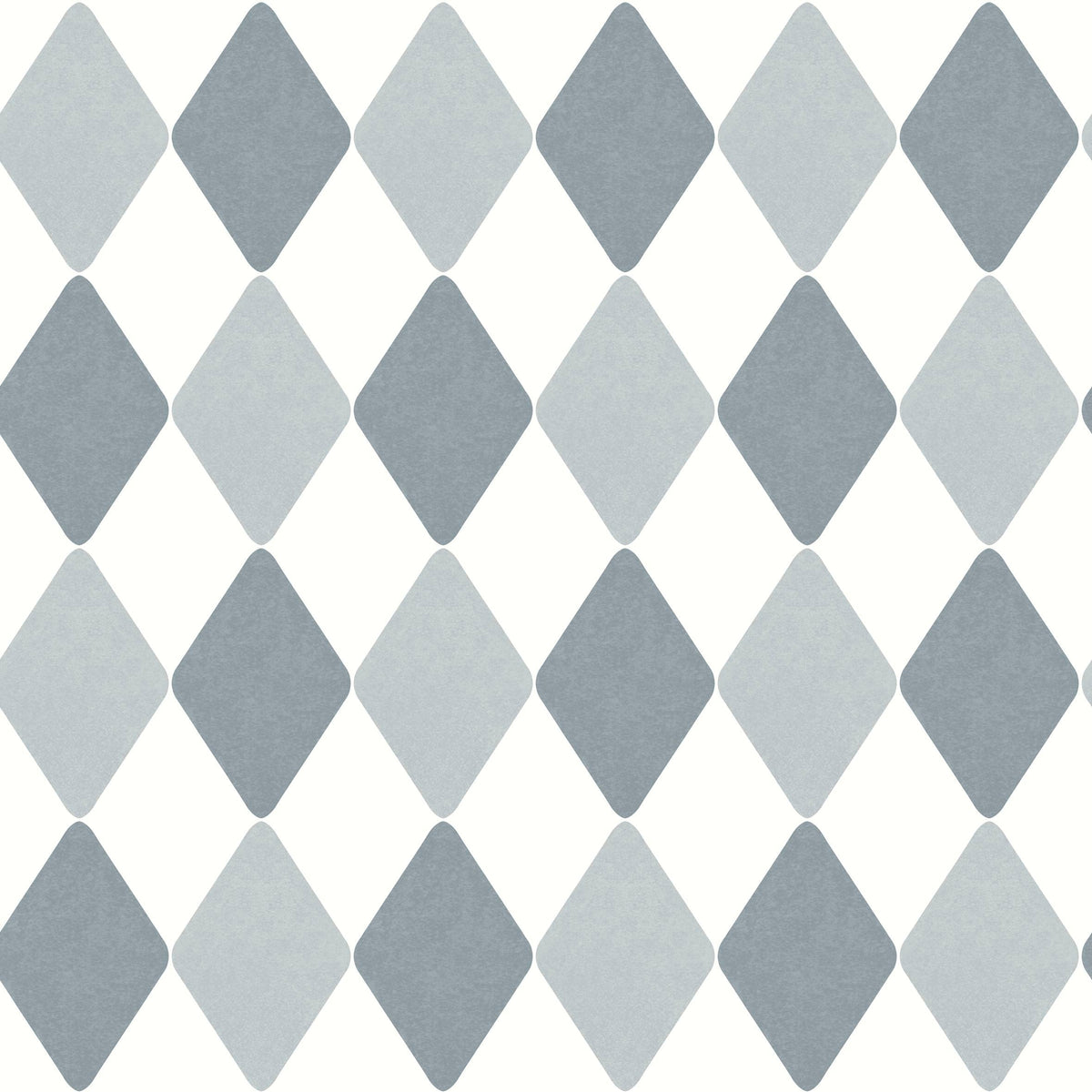 Sample - Danser Harlequin Wallpaper - Aquamarine & Powder Blue
