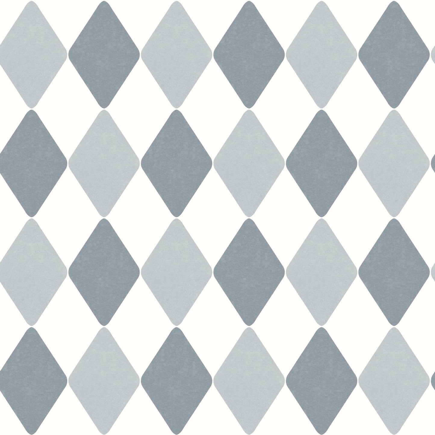 Danser Harlequin Wallpaper - Aquamarine & Powder Blue