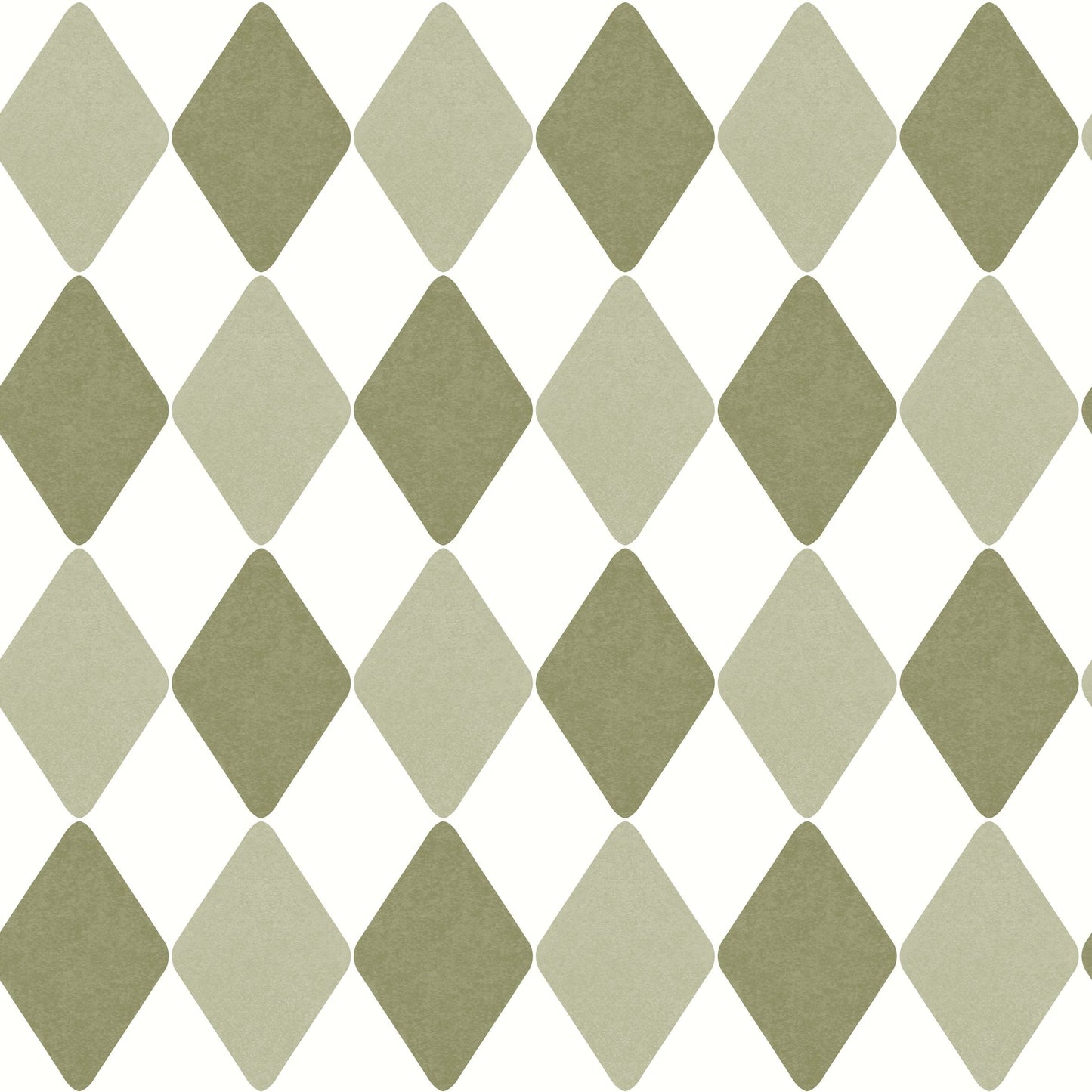 Danser Harlequin Wallpaper - Spring Green & Basil