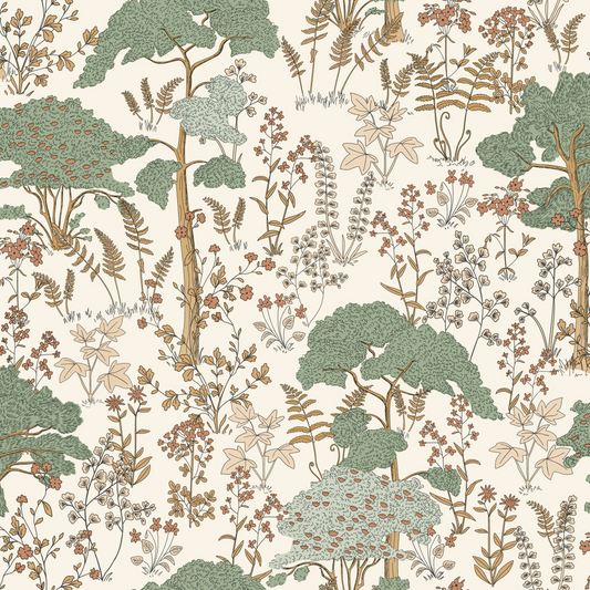Flaner Wallpaper - Beige/White
