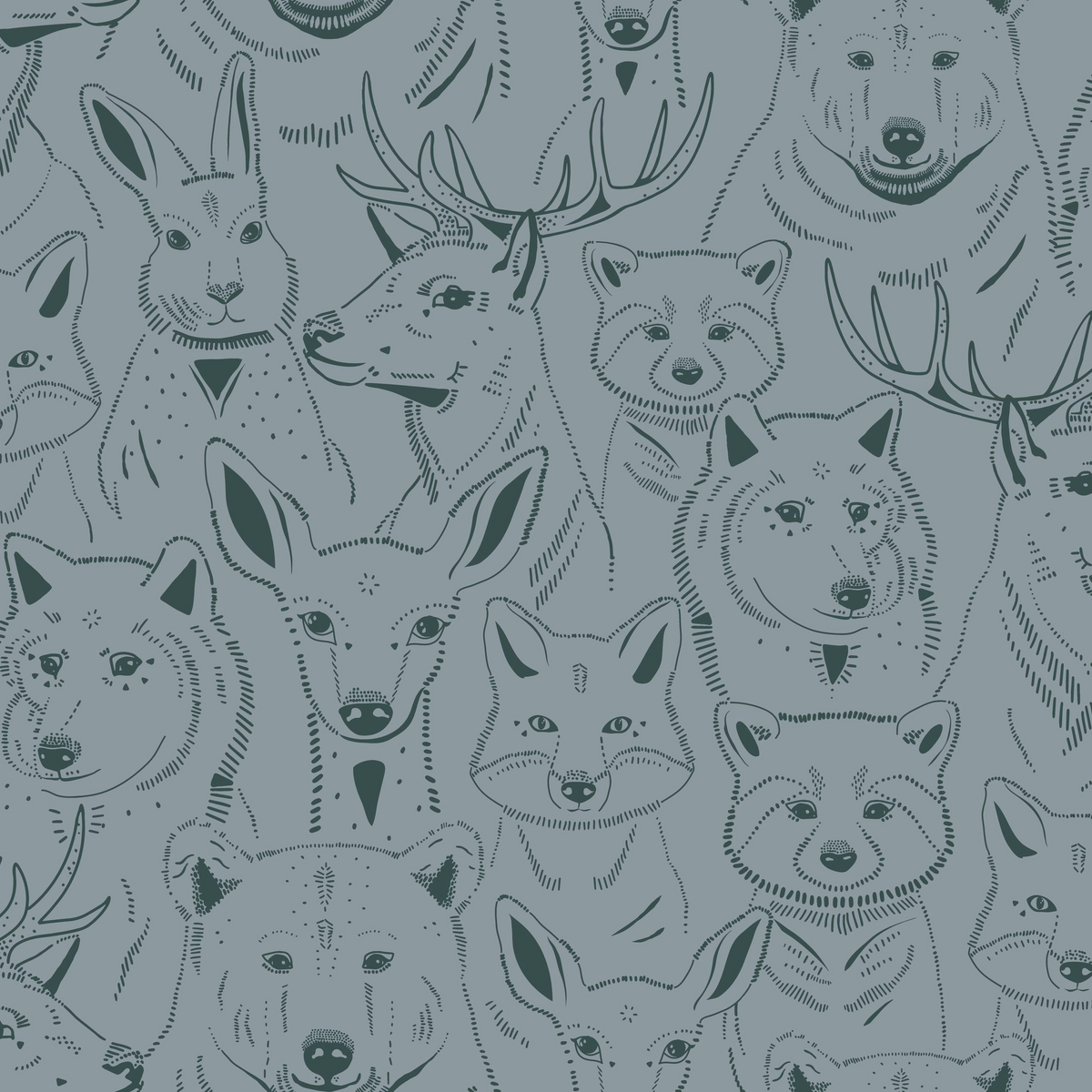 Sample - S’Amuser Wallpaper - Powder Blue
