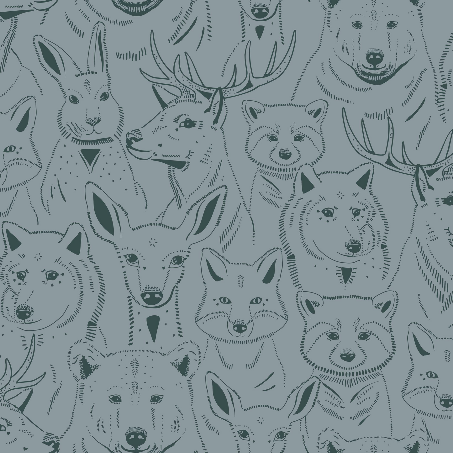 Sample - S’Amuser Wallpaper - Powder Blue
