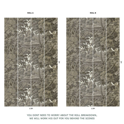 Plantasia Hybrid Mural Wallpaper - House of Hackney - Cedar