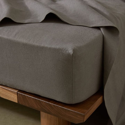 Ravello Linen Bed Sheet - Fitted