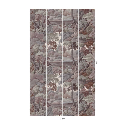 Plantasia Hybrid Mural Wallpaper - House of Hackney - Chestnut
