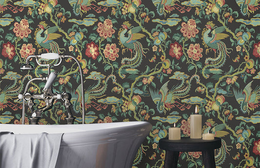 Chifu Chinoiserie Wallpaper - Vintage