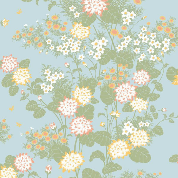 Sample – Chinese Floral Florence Broadhurst Wallpaper - Botany