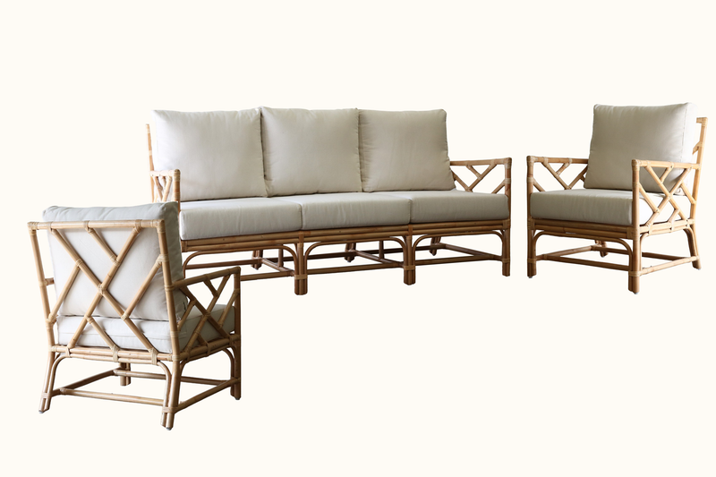 Chippendale 3-Seater Sofa Suite (+ Chairs)