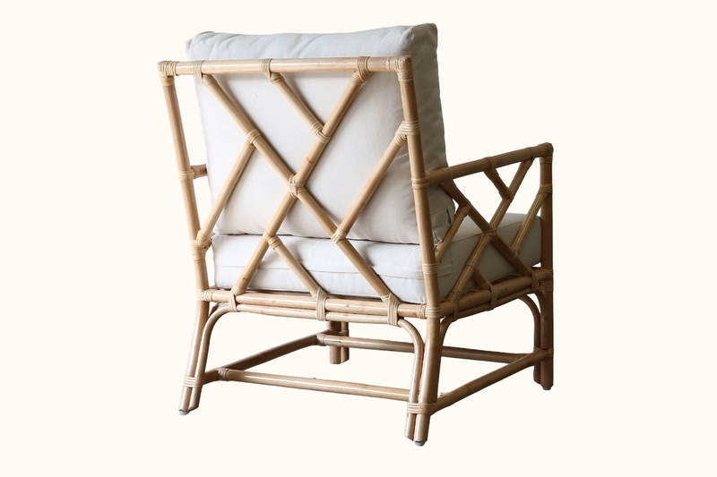 Chippendale Cane Armchair SALE - PICK UP ONLY