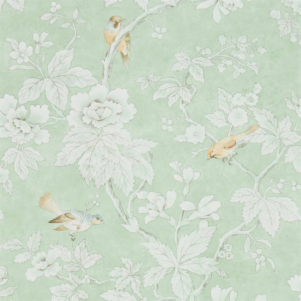 Sample - Chiswick Grove Wallpaper - Sage Green