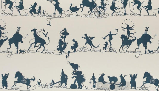 Circus Parade Wallpaper - Marine