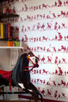 Circus Parade Wallpaper - Ruby