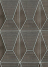 Real Wood Veneer Wallpaper - Cobblestone/Silver