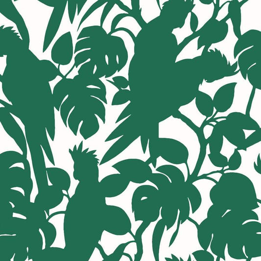 Cockatoos WIDE Wallpaper – Grasshopper – PER METRE