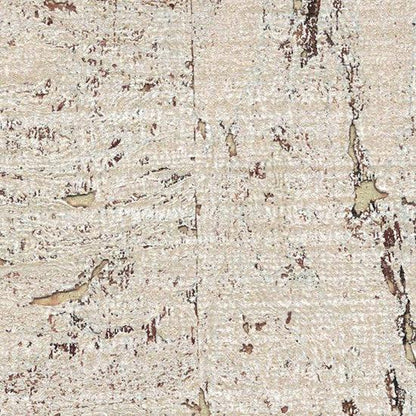 Cork Metallic Wallpaper - Cream/Gold