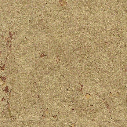 Cork Metallic Wallpaper - Gold on Gold