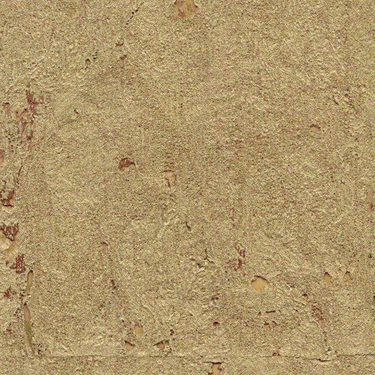 Cork Metallic Wallpaper - Gold on Gold