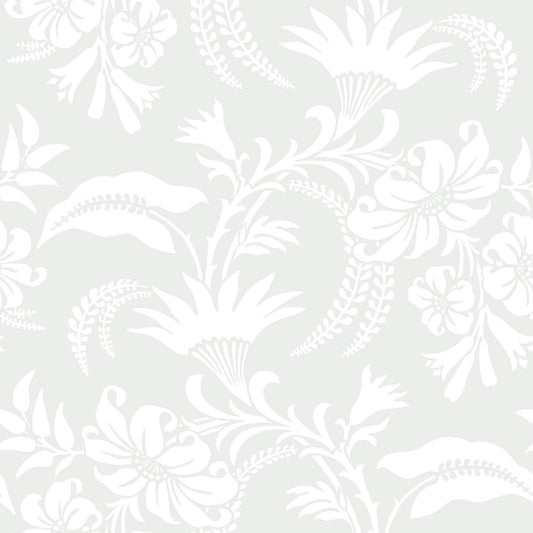 Cranley Wallpaper - Cole and Sons - Chalk on Eau du Nil