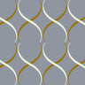 Crossover Lattice Florence Broadhurst Wallpaper - Mauve