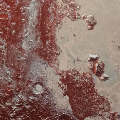Pluto - Circular Mural - Self Adhesive
