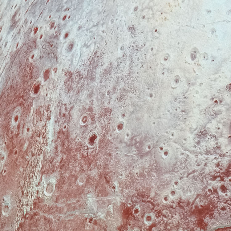 Pluto - Circular Mural - Self Adhesive