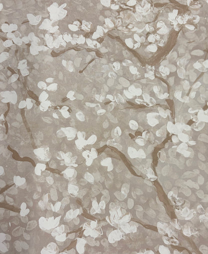 Dappled Tree Wallpaper - Ecru