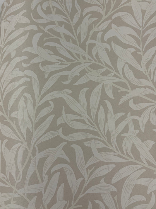 Willow Leaf Wallpaper -Ecru Shimmer