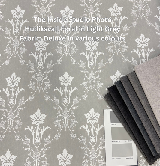 Hudiksvall Wallpaper - Light Grey