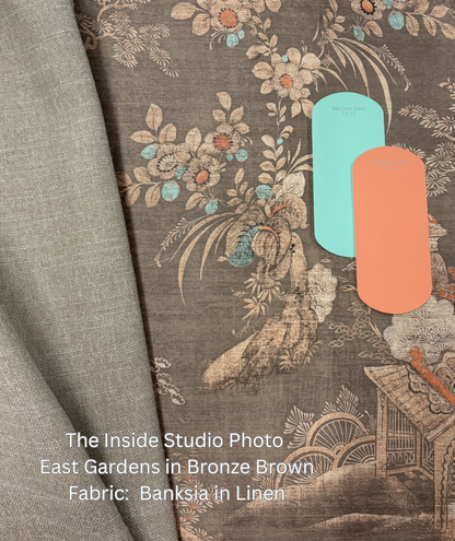 East Gardens Wallpaper - Bronze Brown