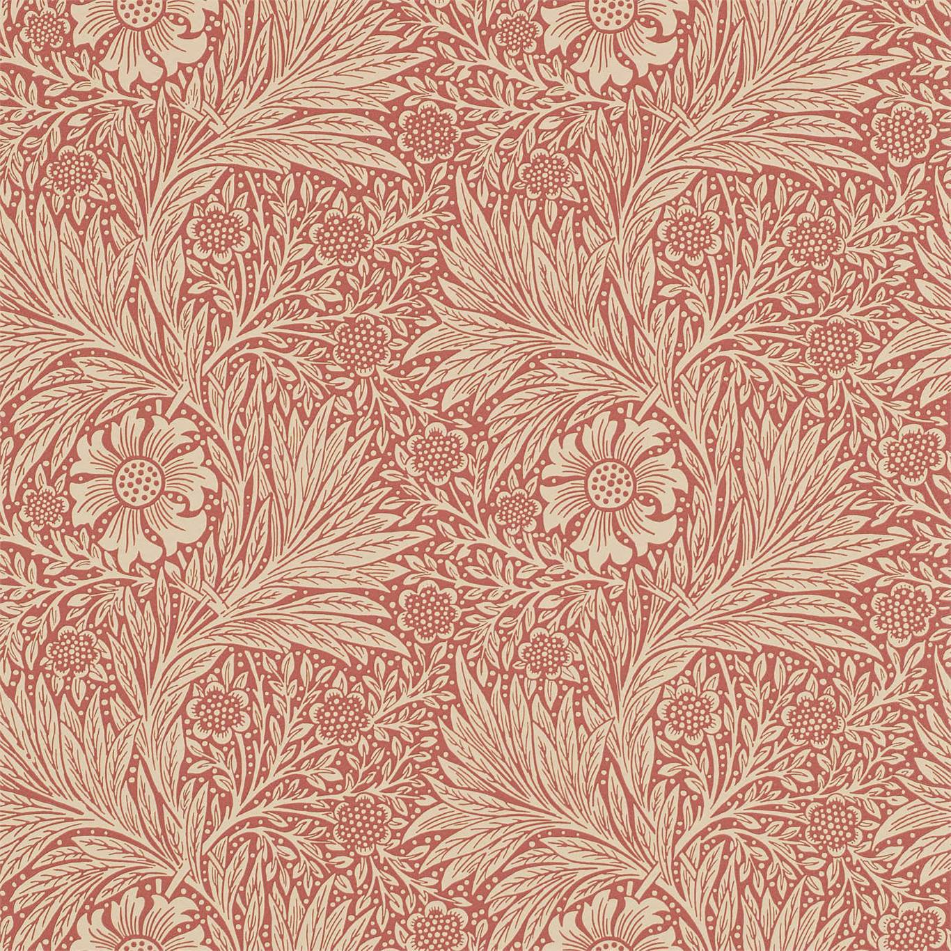 Marigold Wallpaper - Red Brick