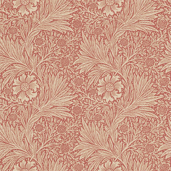 Sample - Marigold Wallpaper - Red Brick