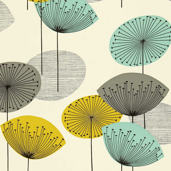 Sample – Dandelion Clocks Wallpaper – Chaffinch