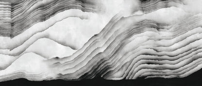 Boulevard Cloudy Peak Texture Plus - Grey - Custom Sized Wallpaper Mural (per m2)