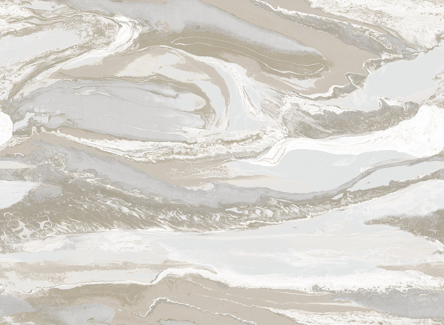 Boulevard Marble CORK - Light Grey + Gold - Custom Sized Wallpaper Mural (per m2)