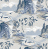 Boulevard Egret Park CORK - Blue + Gold - Custom Sized Wallpaper Mural (per m2)
