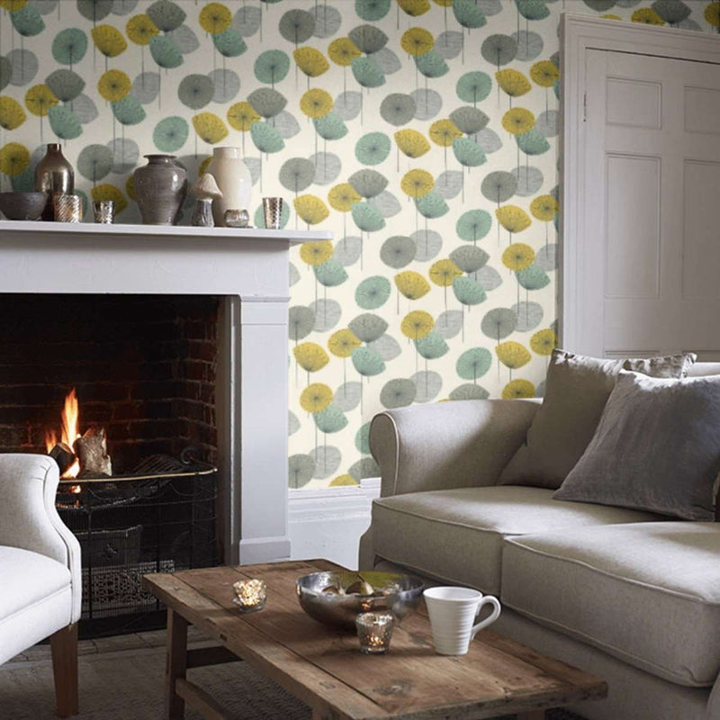 Dandelion Clocks Wallpaper - 6 x Colours