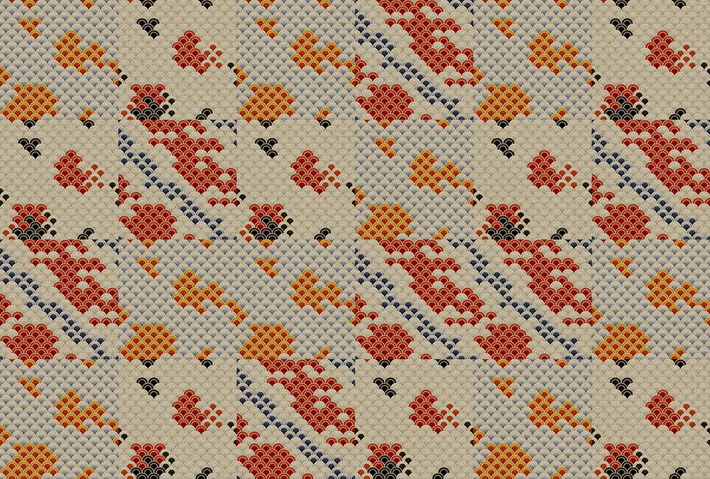 Digital Koi  - Koi 3 - Custom Sized Wallpaper Mural (per m2)