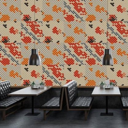 Digital Koi  - Koi 3 - Custom Sized Wallpaper Mural (per m2)