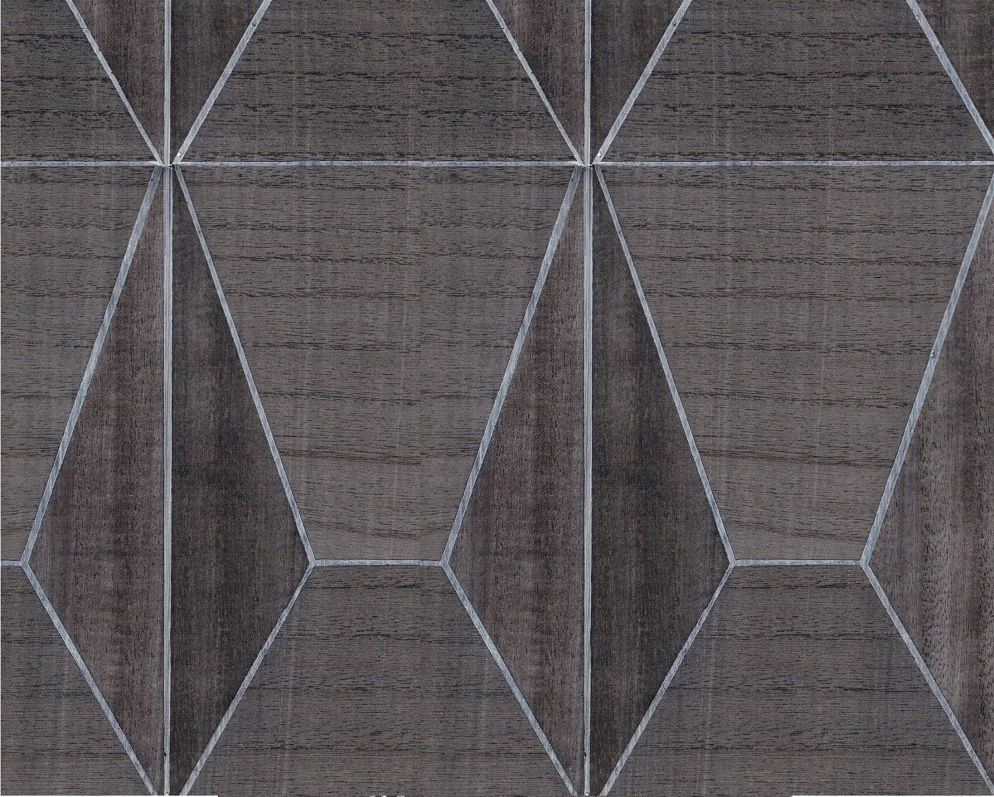 Real Wood Veneer Wallpaper - Dusky Olive/Silver