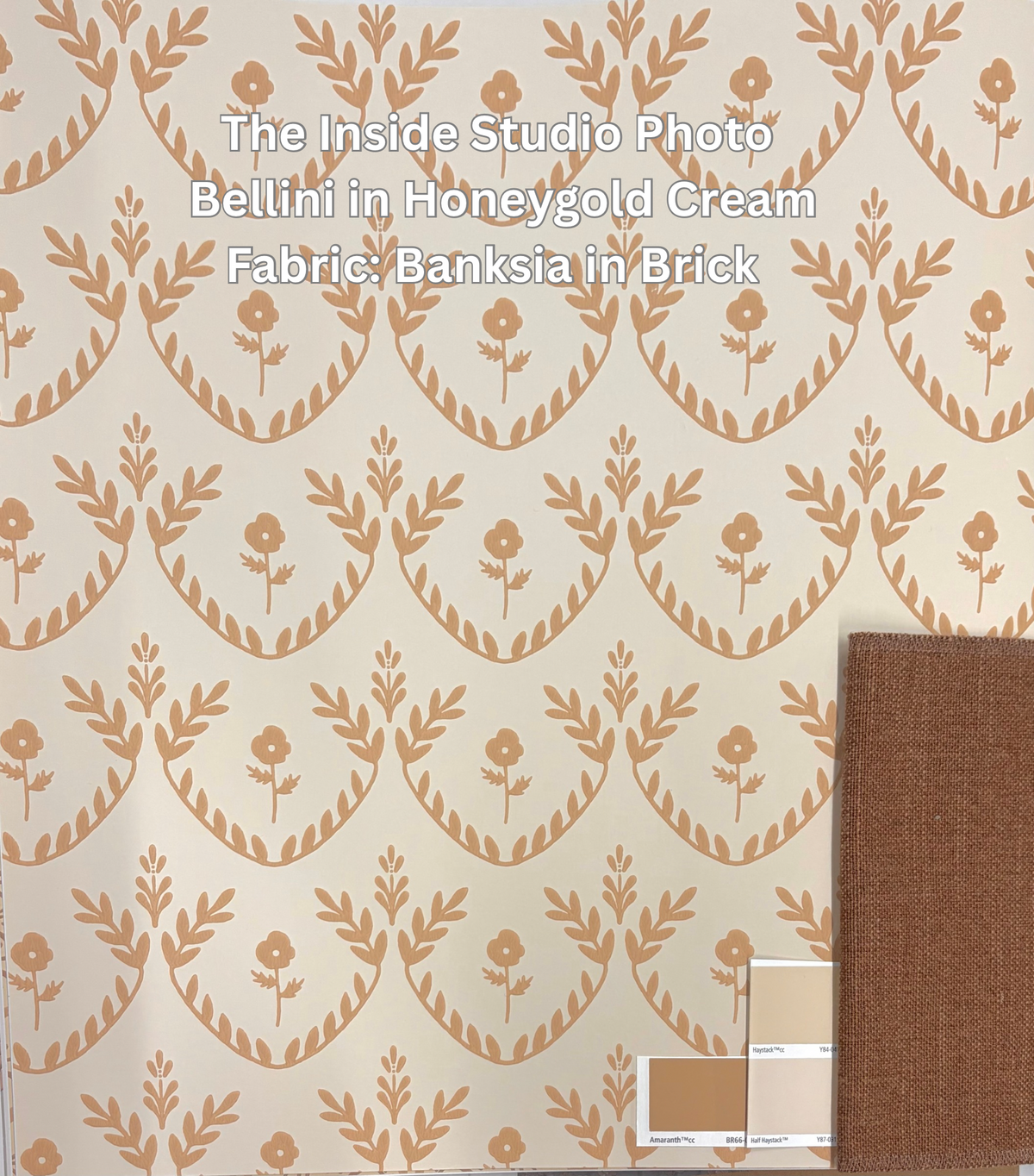 Bellini Wallpaper - Honey Gold Cream