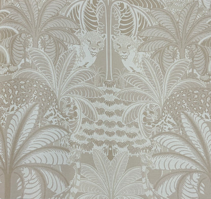 Tropical Mirage Wallpaper - Beige Shimmer