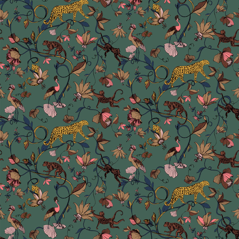 Exotic Wildlings Wallpaper - 4 Colours