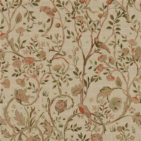 Whimsical Garden Chinoiserie Wallpaper – Cream