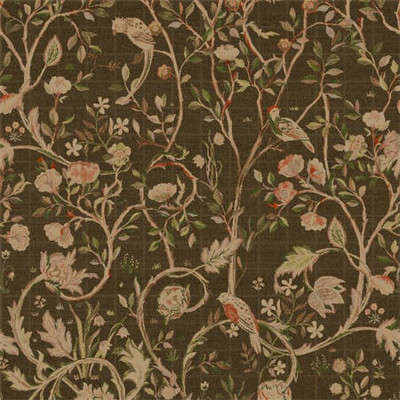 Sample – Whimsical Garden Chinoiserie Wallpaper – Olive