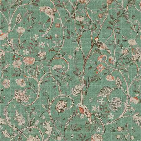 Whimsical Garden Chinoiserie Wallpaper – Sage Green